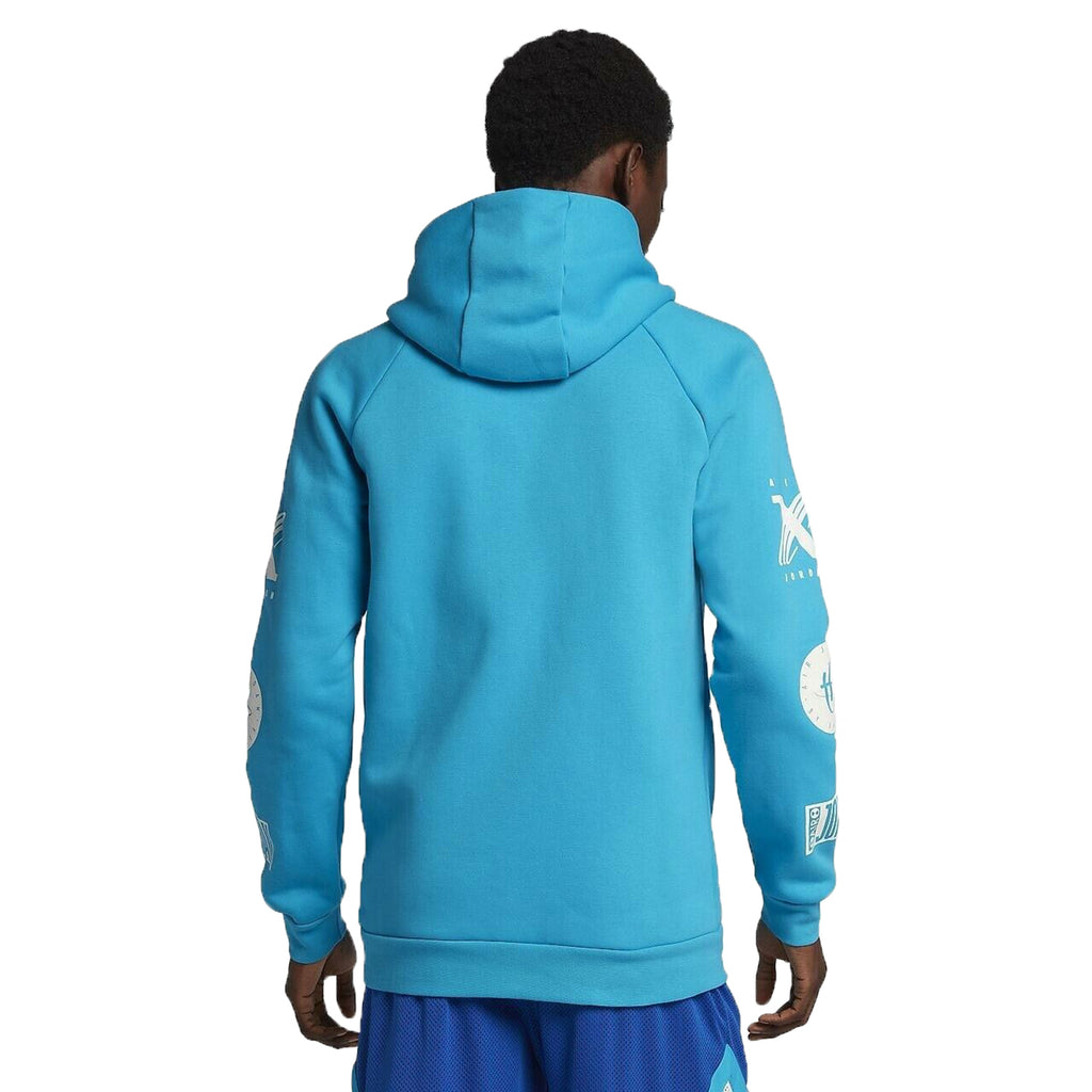 Air Jordan Men s Legacy Tinker Men s Pullover Hoodie Blue Lagoon White