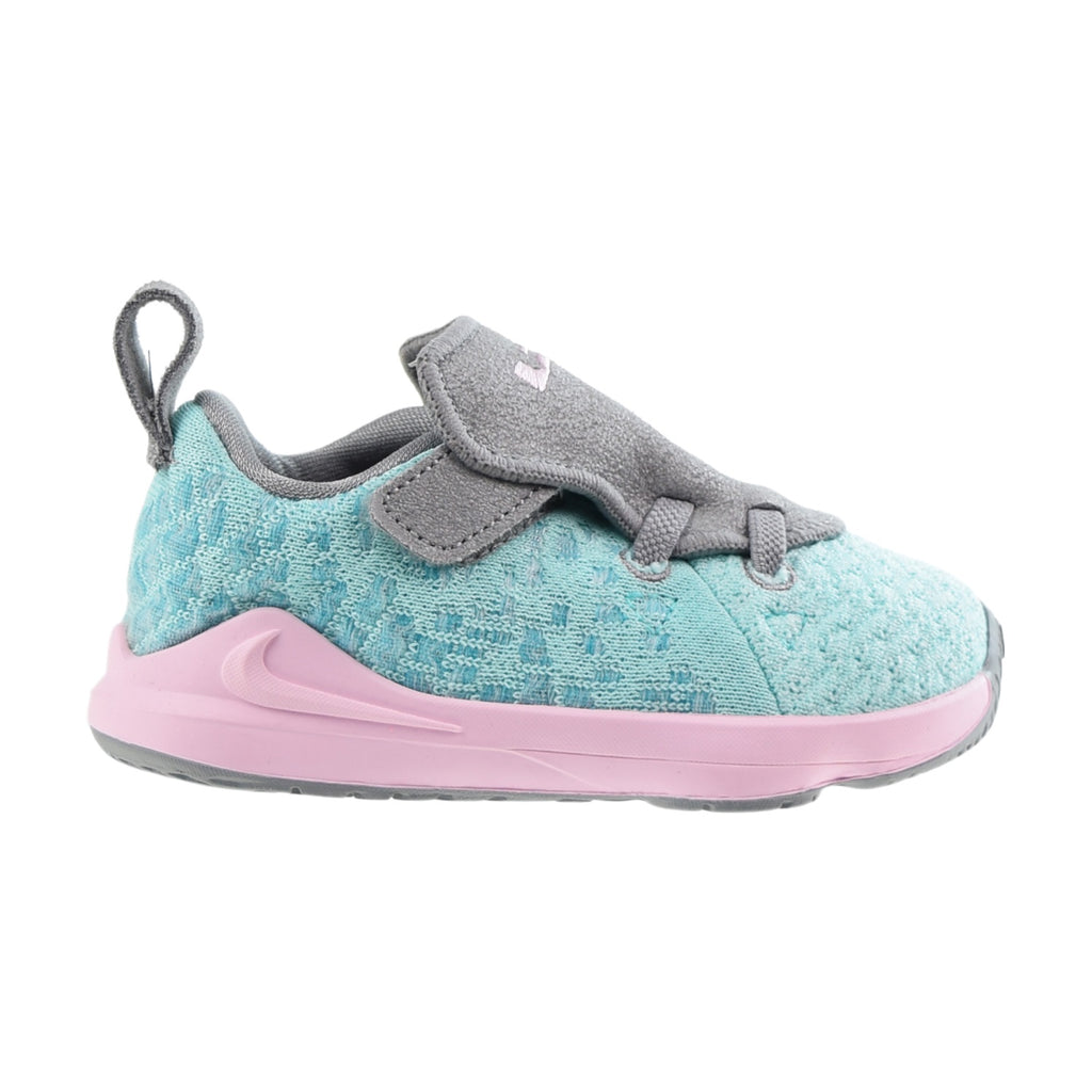 Nike LeBron XVII TDV ‘South Beach’ Toddlers Shoes Light Aqua-Grey