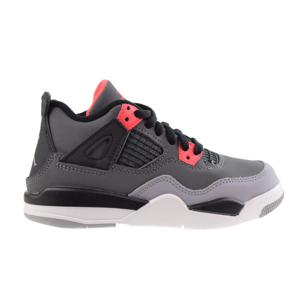 Air Jordan 4 Retro (PS) Little Kids' Shoes Dark Grey-Infrared 23