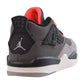 Jordan Retro 4 Infrared (TD) Toddlers Shoes Dark Grey-Infrared 23-Black