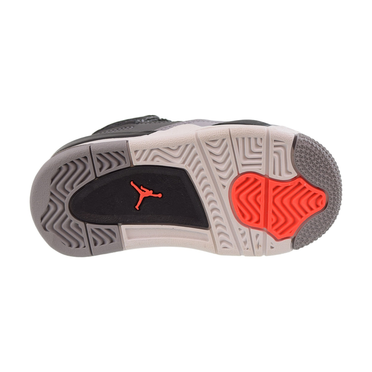 Jordan Retro 4 Infrared (TD) Toddlers Shoes Dark Grey-Infrared 23-Black