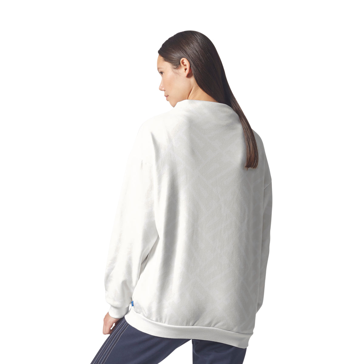 Adidas Women's Originals St. Petersburg Alloverprint Sweatshirts Chalk White