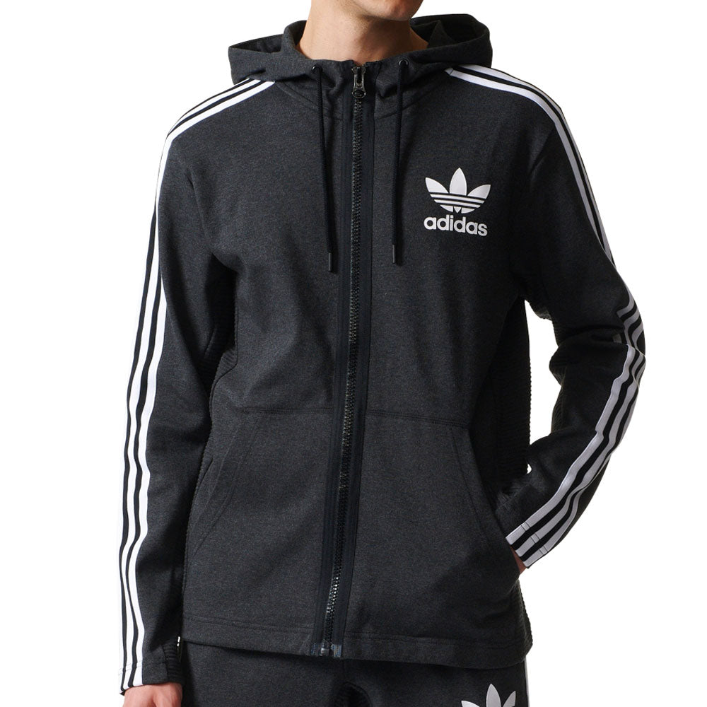 Adidas Originals Curated Men's Full Zip Hoodie Black/White