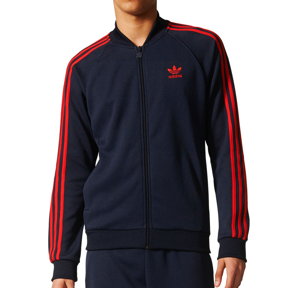 Adidas Originals Superstar Men's Track Jacket Legend Ink/Red