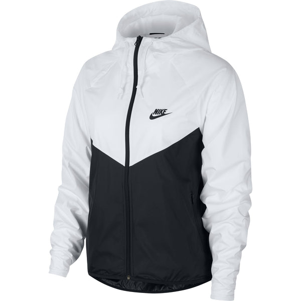 Nike Sportswear Windrunner Full Zip Hooded Women's Jacket White-Black