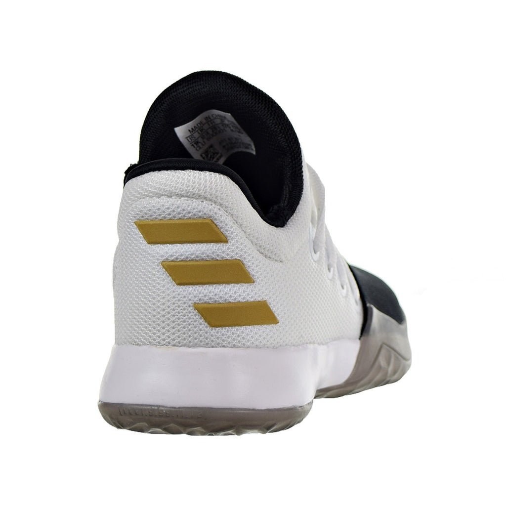 Adidas Harden Vol.1 C Little Kid's Shoes White/Black/Metallic Gold Adidas Harden Vol.1 C Little Kid's Shoes White/Black/Metallic Gold