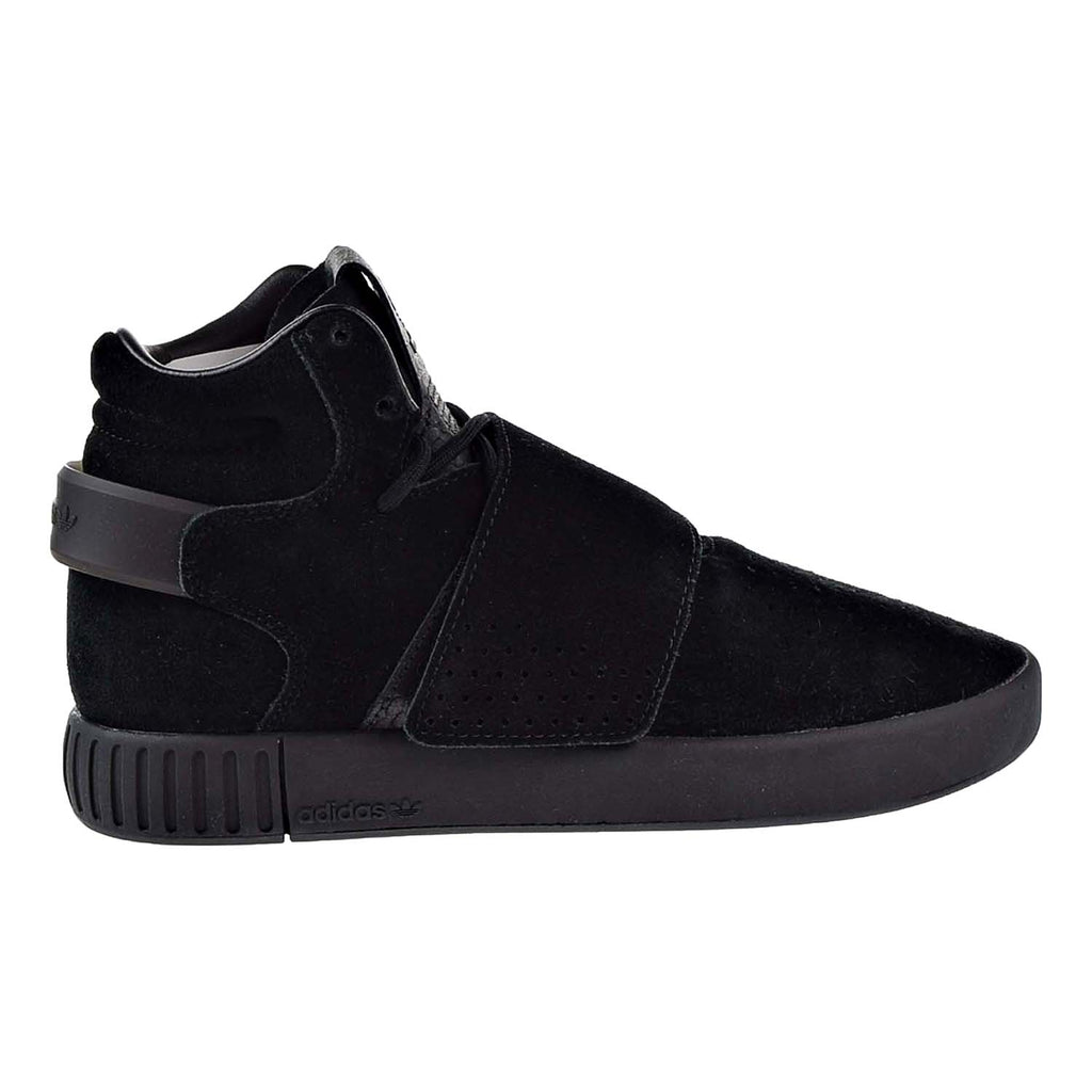 Adidas tubular invader strap shoes kids' black Clearance