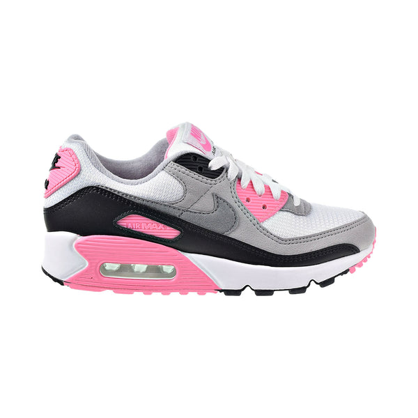 Nike Air Max 90 Women's Shoes White-Particle Grey-Rose Pink-Black