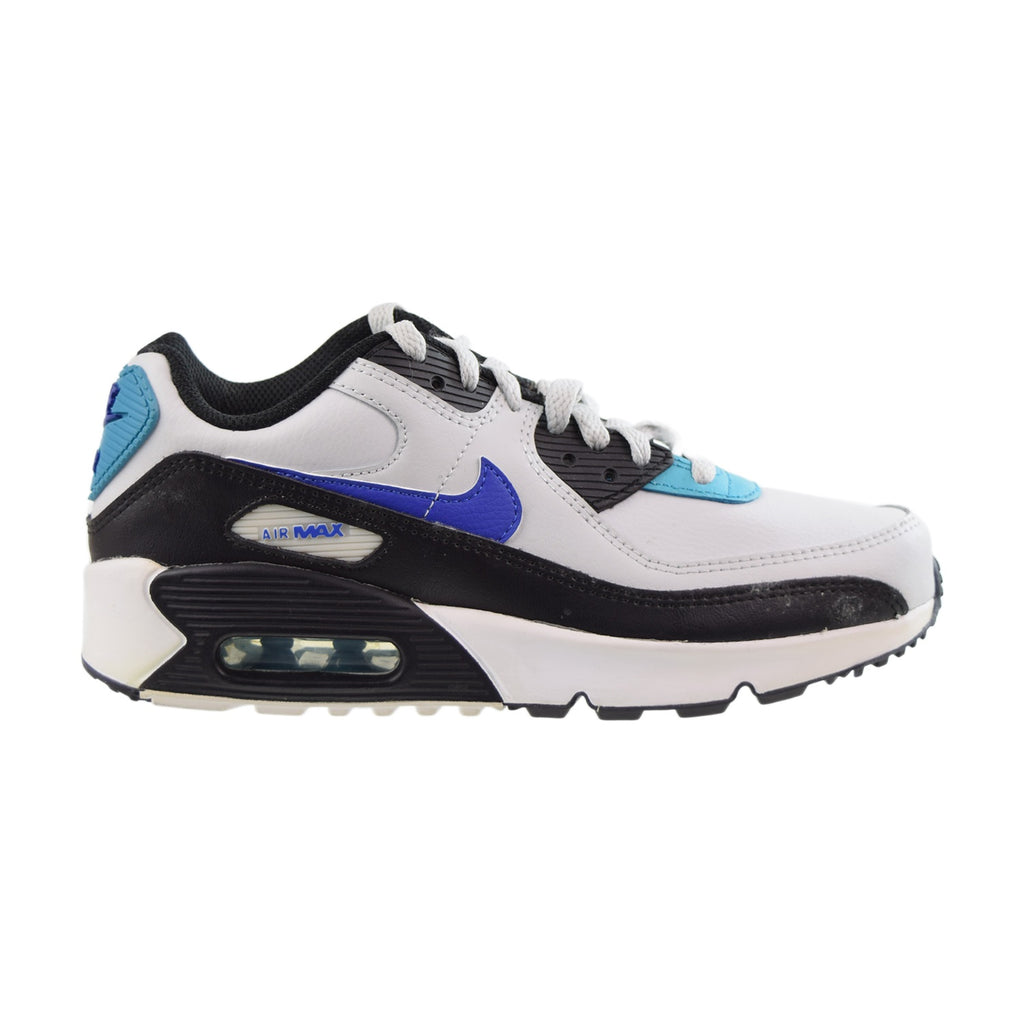 Nike Air Max 90 (GS) Big Kids' Shoes  Black-Hyper Blue-Photon Dust 