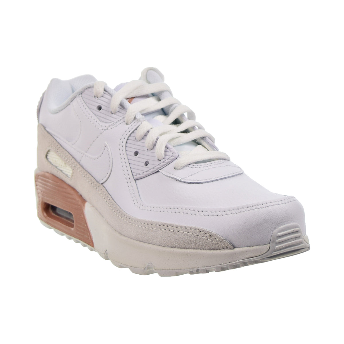 Nike Air Max 90 LTR (GS) Big Kids' Shoes White-Metallic Red Bronze