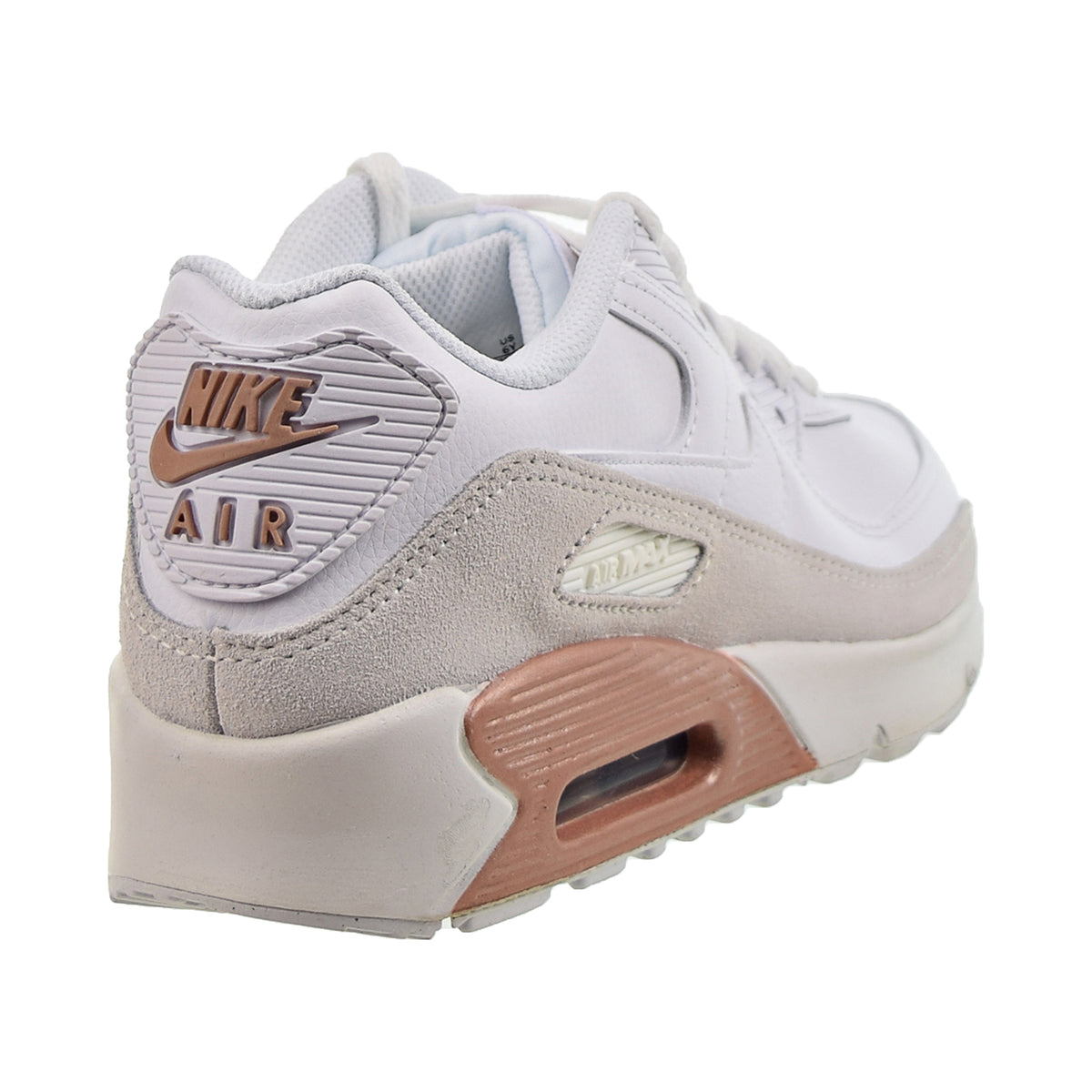 Nike Air Max 90 LTR (GS) Big Kids' Shoes White-Metallic Red Bronze