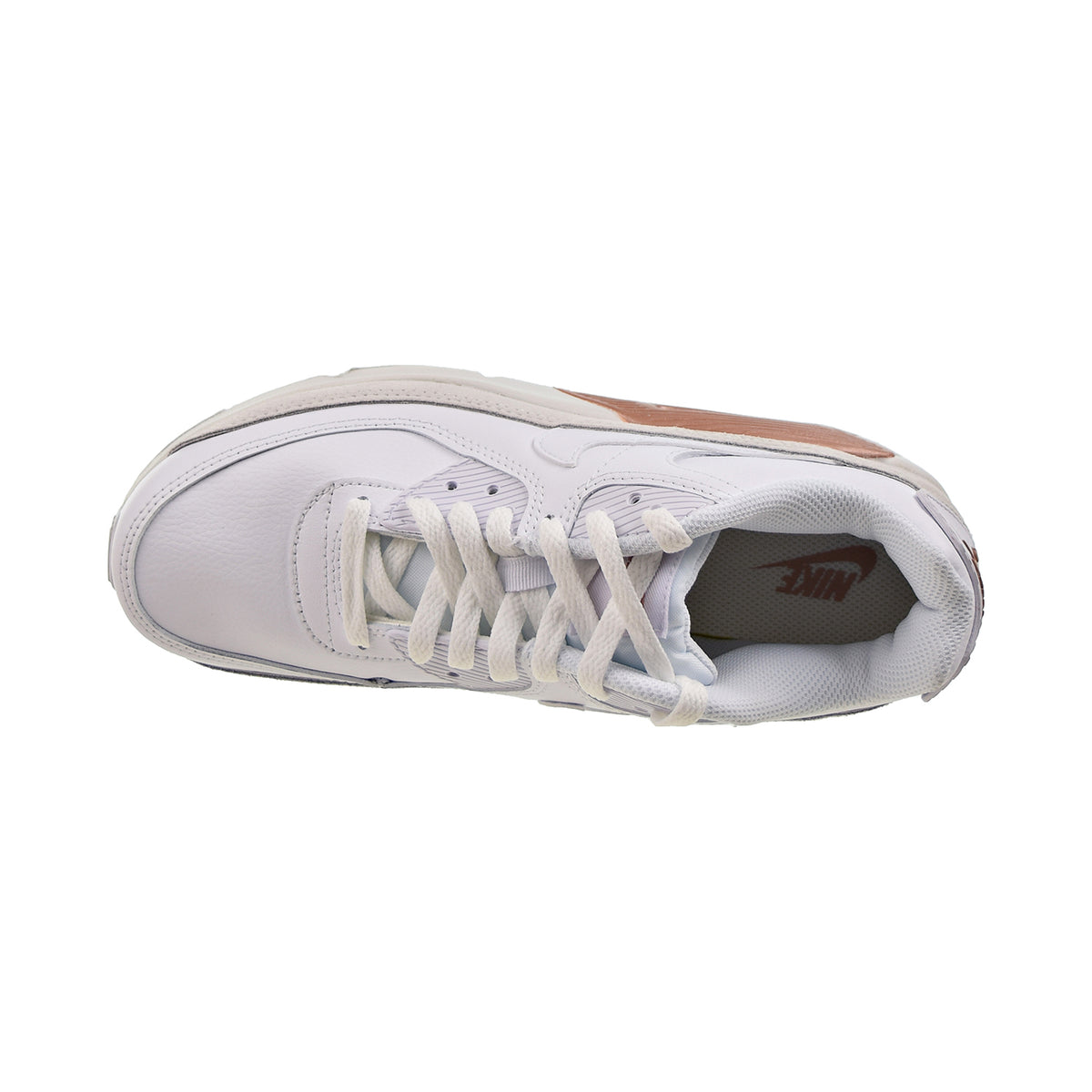 Nike Air Max 90 LTR (GS) Big Kids' Shoes White-Metallic Red Bronze