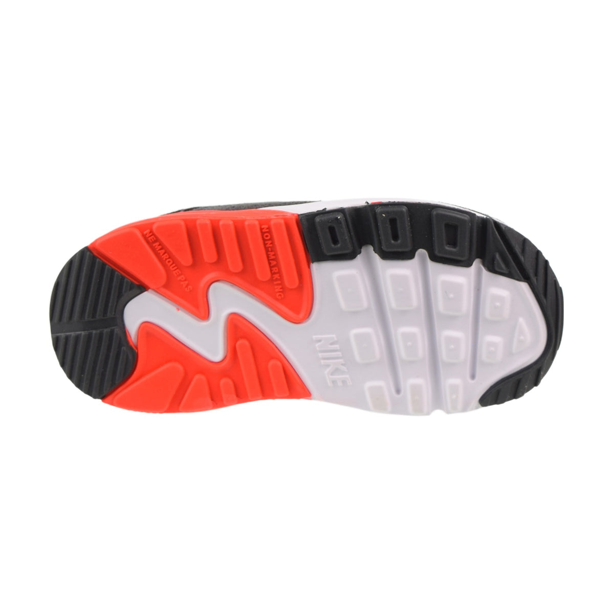 Nike Air Max 90 LTR (TD) Toddlers Shoes Multi Red-White 