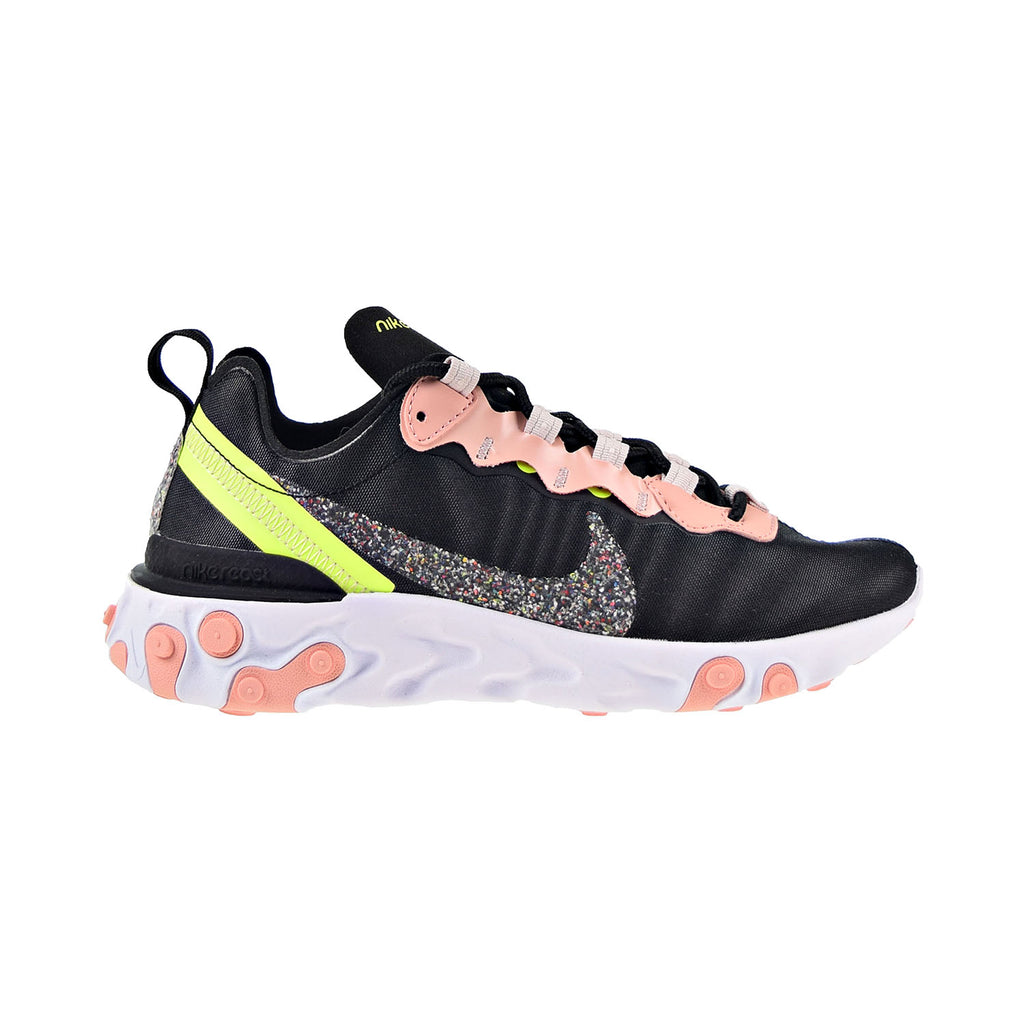 Nike React Element 55 PRM Women's Shoes Black-Coral Stardust