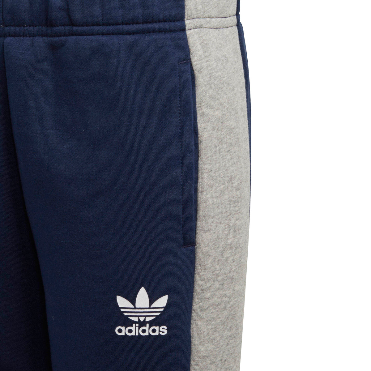 Adidas Boy's Originals Fleece Pants Collegiate Navy/Medium Grey Heather/White