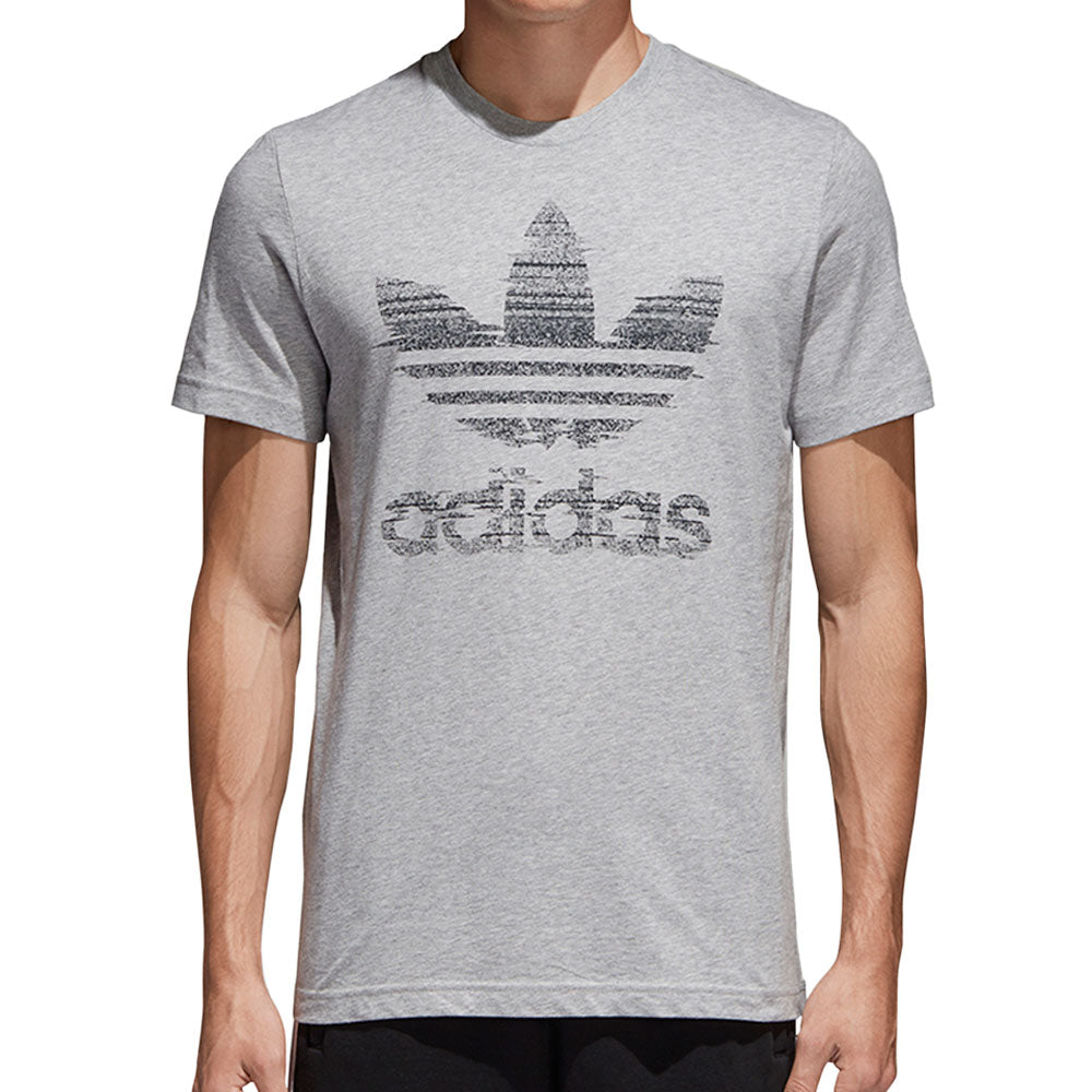 Adidas Traction In Action Trefoil Men's T-Shirt Medium Grey Heather