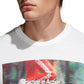 Adidas Men's Originals Traction In Action Photo Tee White/Multicolor