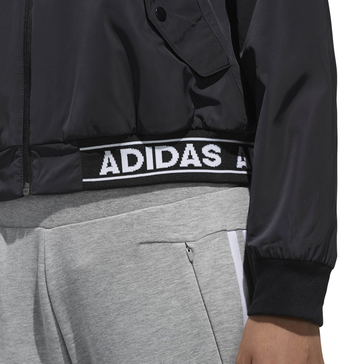 Adidas Sport Id Woven Bomber Womens Short Jacket Black