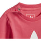 Adidas Originals Baby Girls Trefoil Tee Real Pink/White