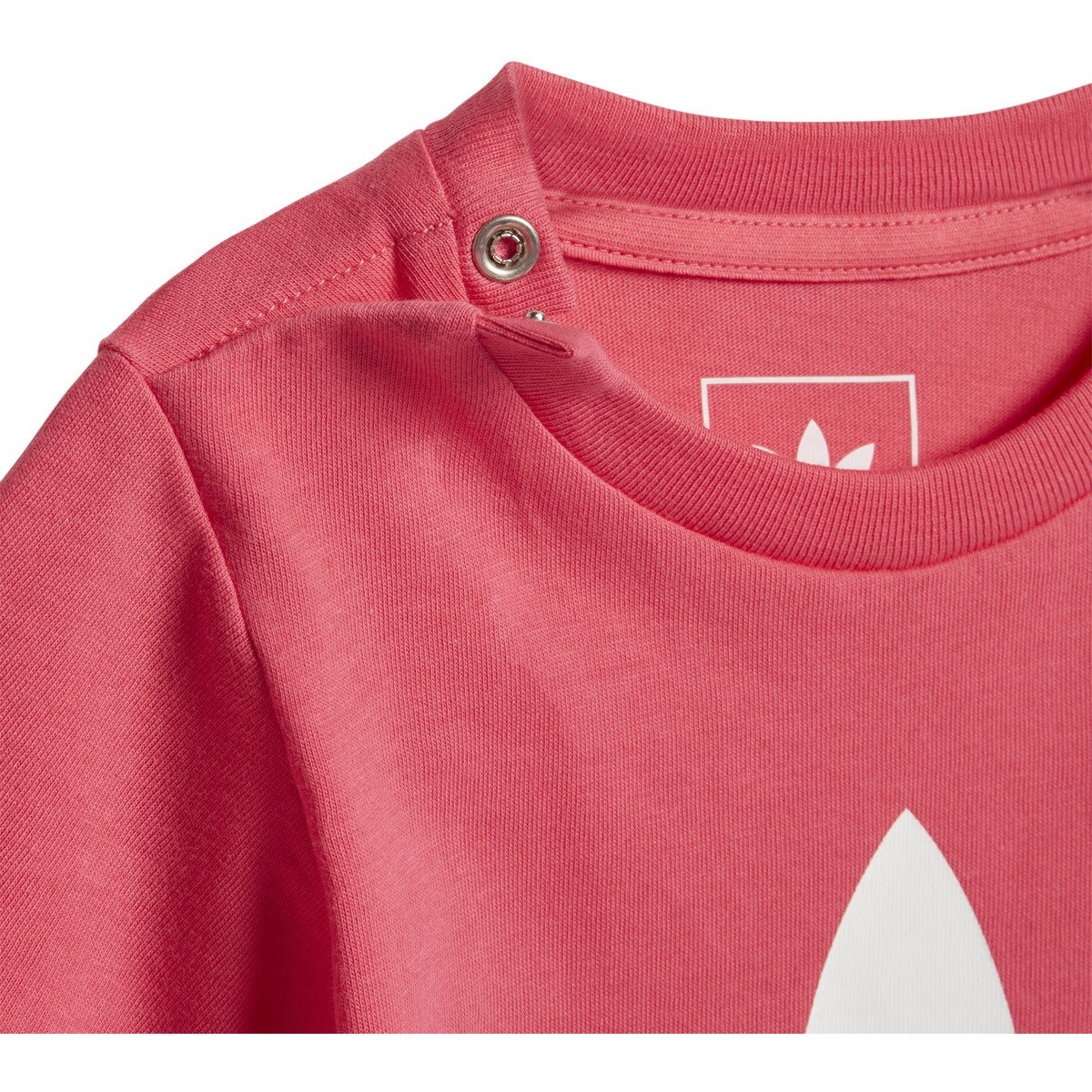 Adidas Originals Baby Girls Trefoil Tee Real Pink/White