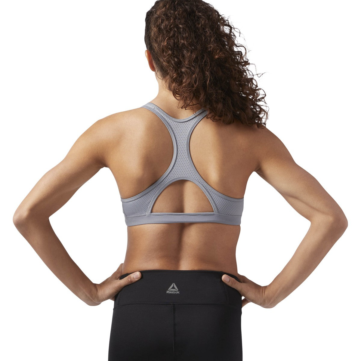 Reebok Women US Short Bra Gray