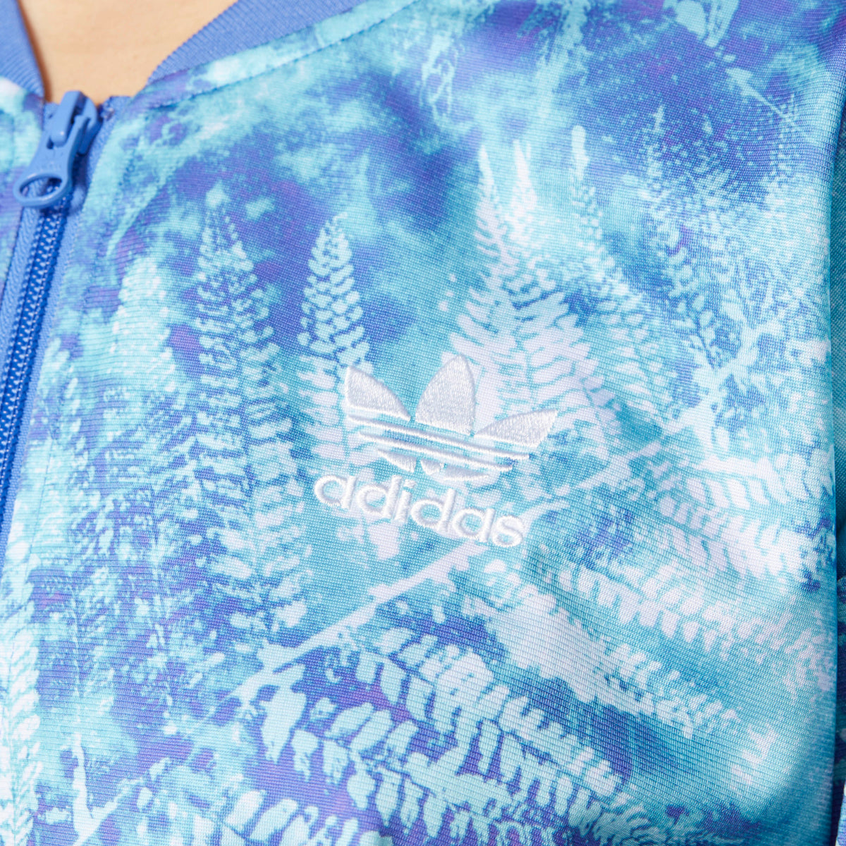 Adidas Women's Originals Ocean Elements Crop Track Jacket Multicolor