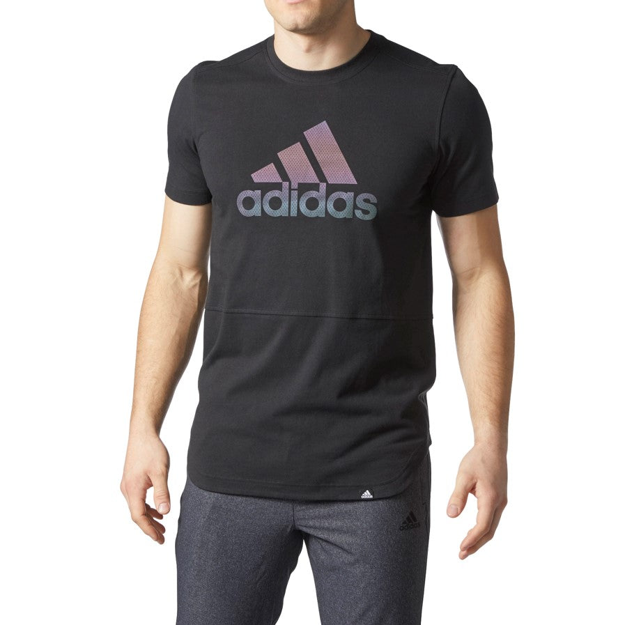 Adidas BOS Shine Drop T-Shirt Men's Black/Reflective