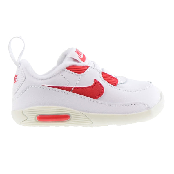 Nike Air Max 90 Crib (CB) Infants' Shoes White-Hyper Red