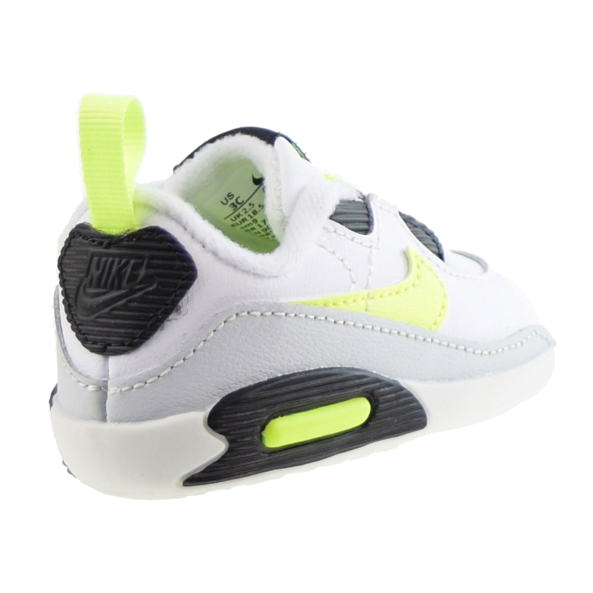 Nike Air Max 90 Crib (CB) Infants' Shoes Volt-Black-Grey