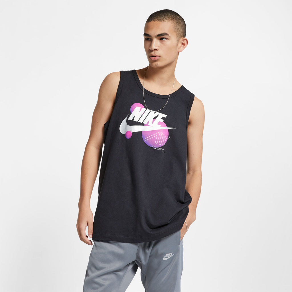 Nike Air Logo Sleeveless Men's Tank Top Black-Purple