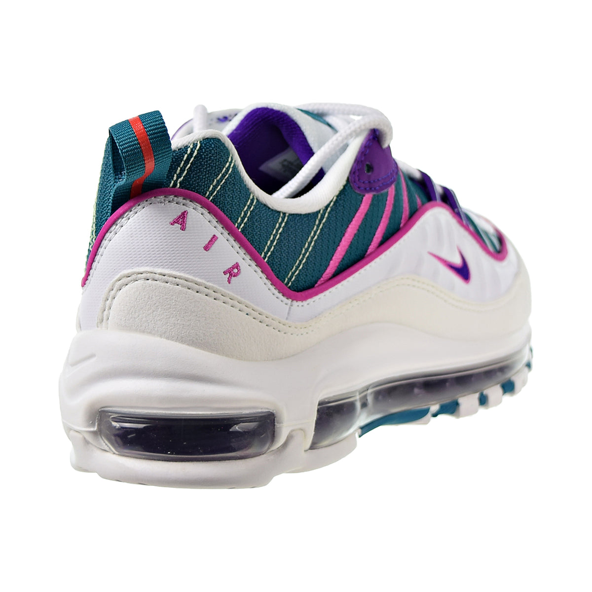 Nike Air Max 98 Women's Shoes Bright Spruce-Fuchsia-Voltage Purple