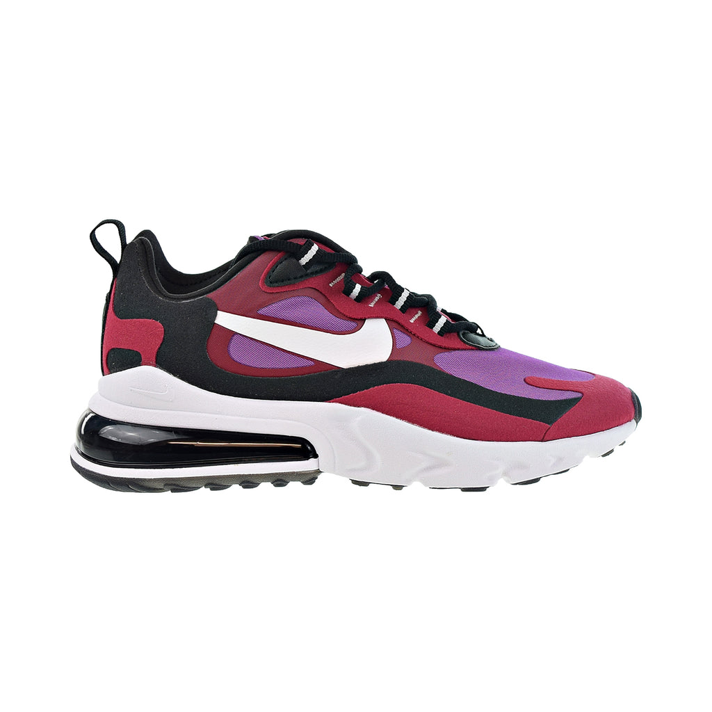 Nike Air Max 270 React Women's Shoes Noble Red-Black-Vivid Purple