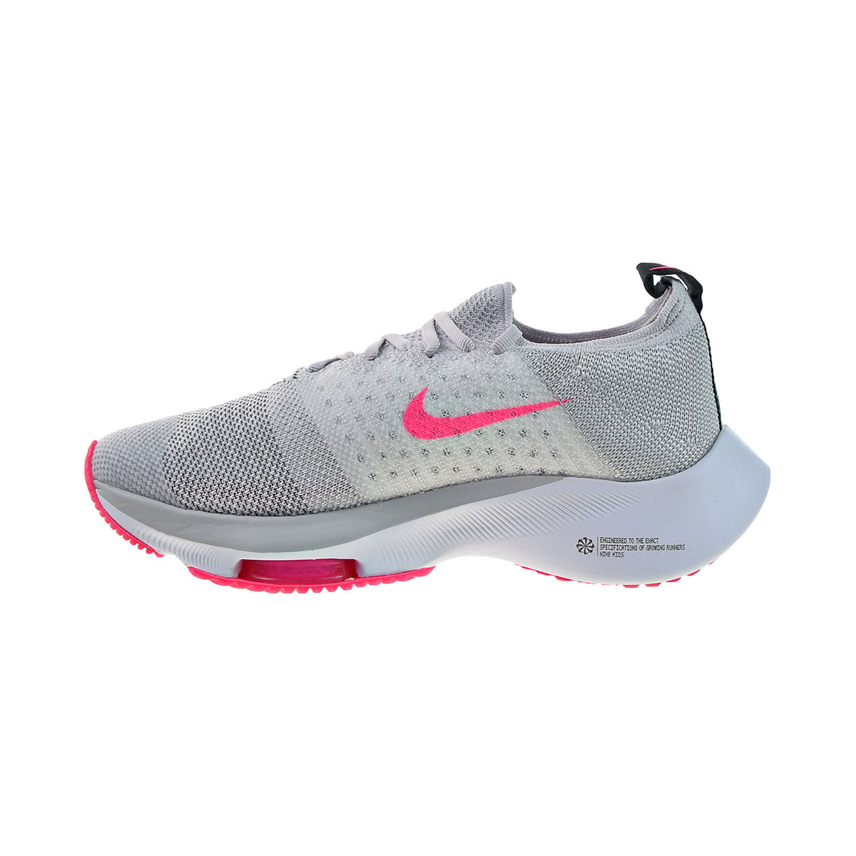 Nike Air Zoom Tempo FK Big Kids' Shoes Vast Grey-Grey Fog-Hyper