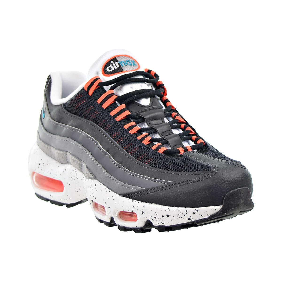 Nike Air Max 95 Recraft (GS) Big Kids' Shoes Black-Turf Orange-White