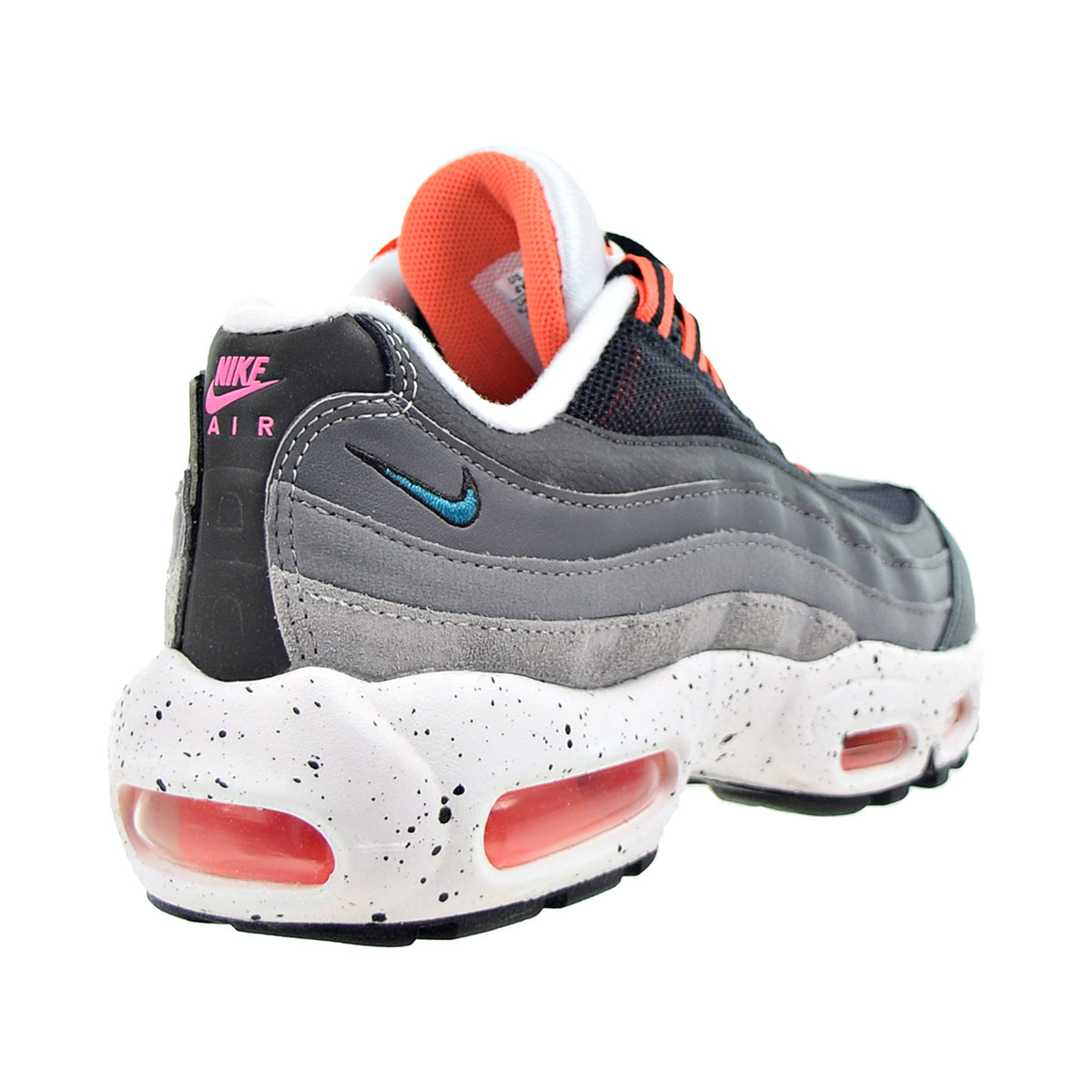 Nike Air Max 95 Recraft (GS) Big Kids' Shoes Black-Turf Orange-White