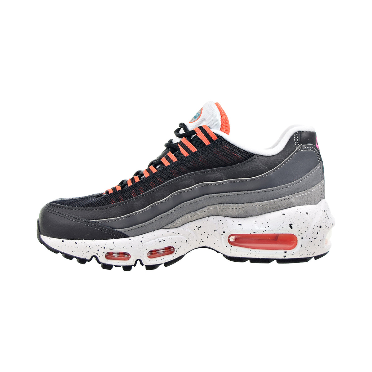 Nike Air Max 95 Recraft (GS) Big Kids' Shoes Black-Turf Orange-White