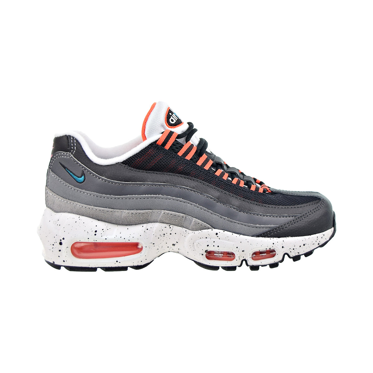 Nike Air Max 95 Recraft (GS) Big Kids' Shoes Black-Turf Orange-White