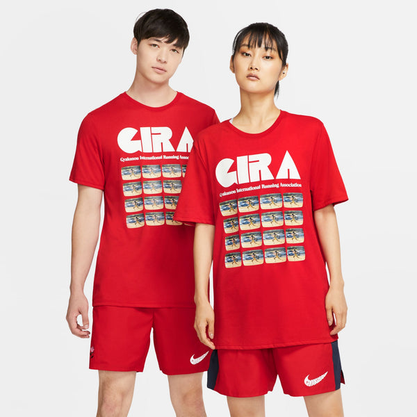 Nike x Gyakusou Men's Running T-Shirt Red