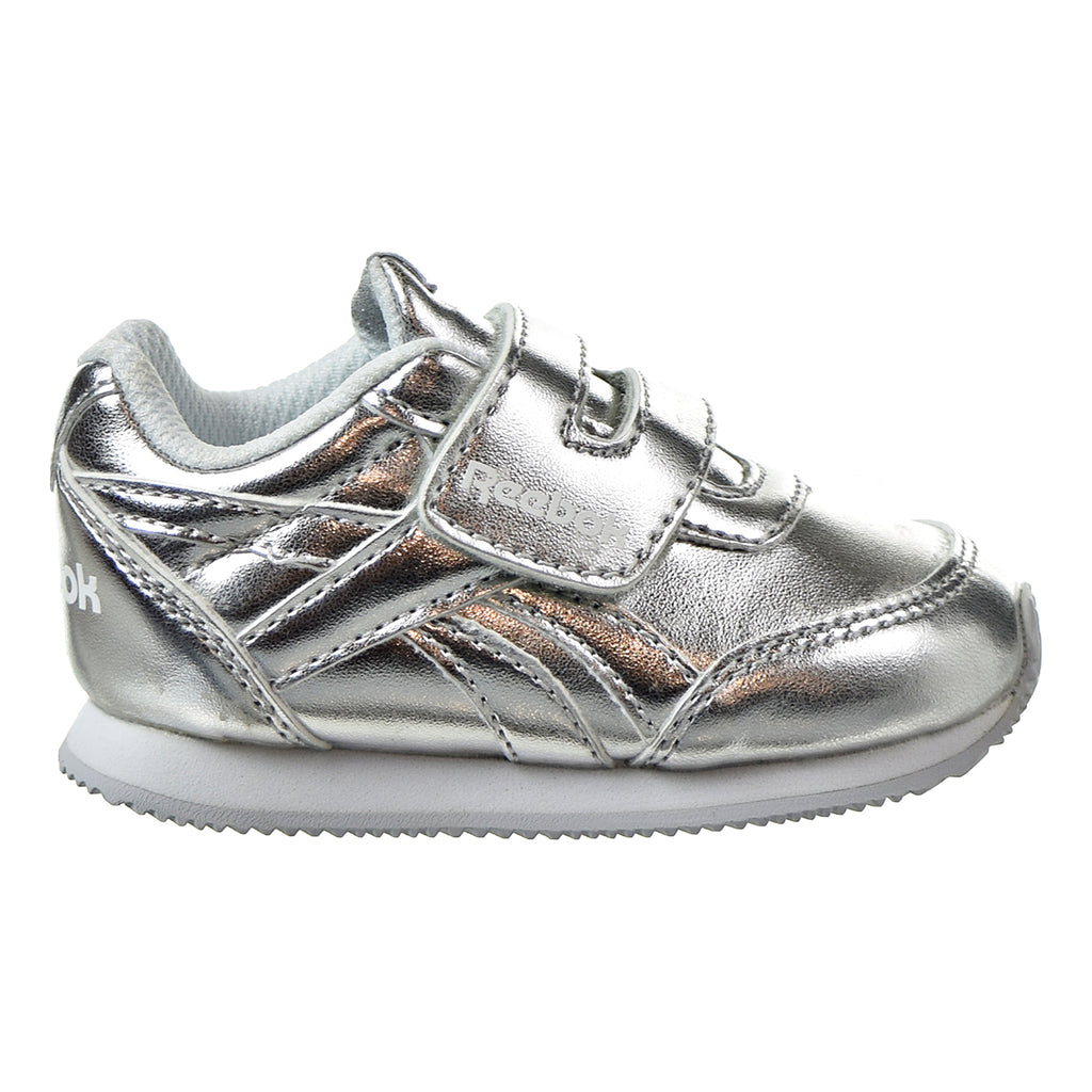 Reebok Royal Classic Toddler's Jogger 2.0 KC Shoes Silver Metallic/White