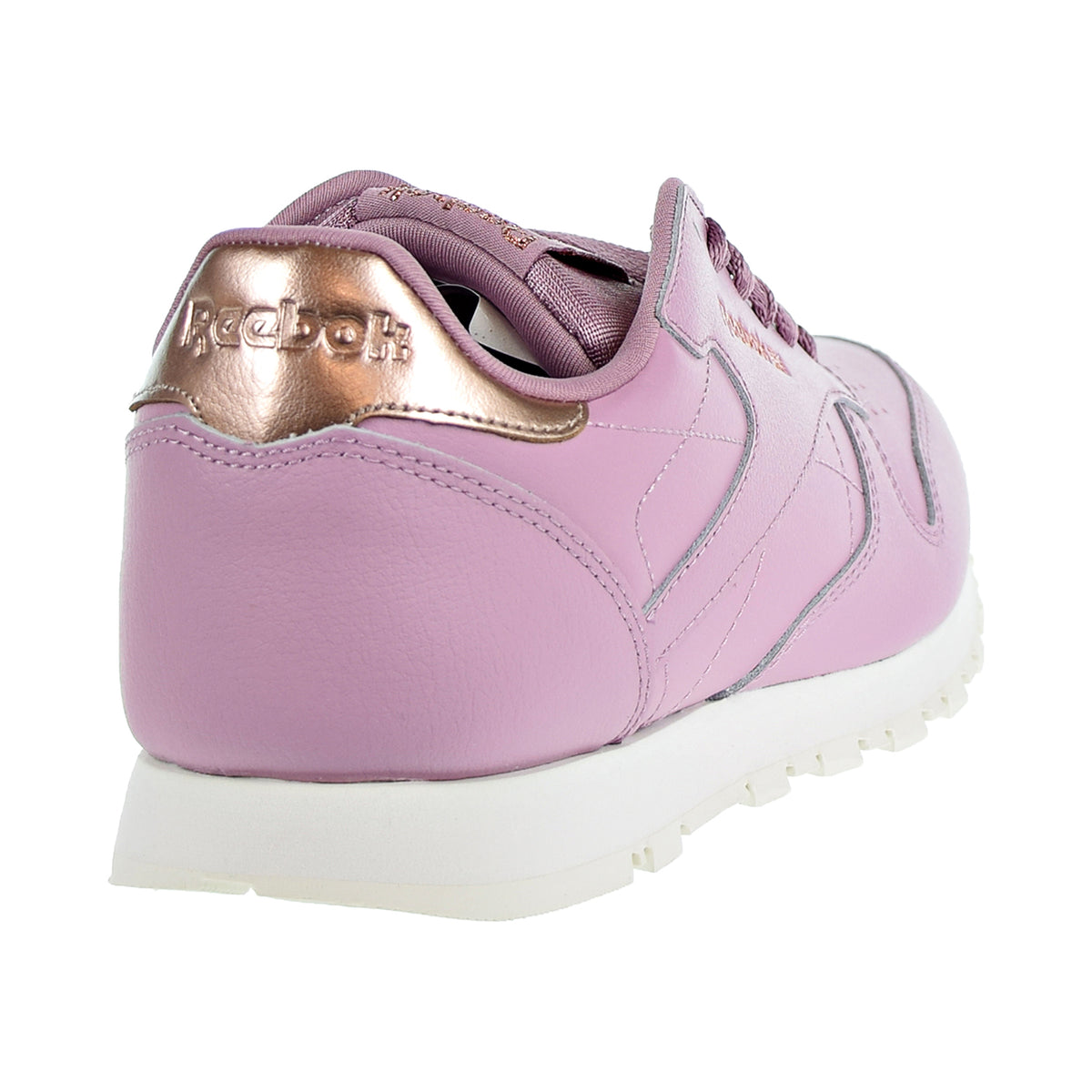 Reebok Classic Leather Big Kids' Shoes Infused Lilac/Chalk