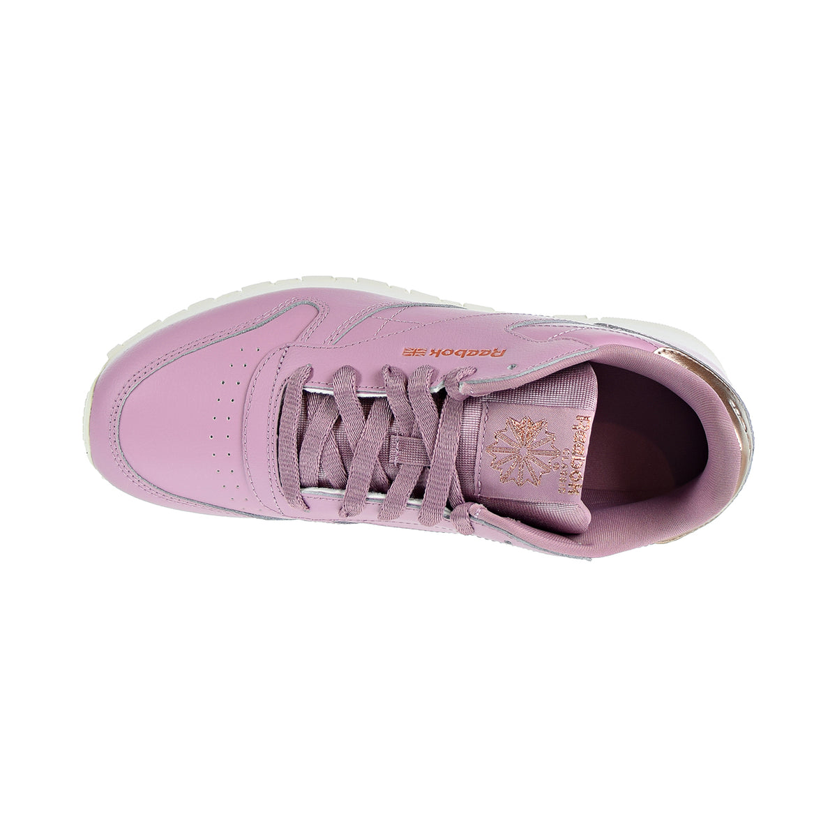 Reebok Classic Leather Big Kids' Shoes Infused Lilac/Chalk