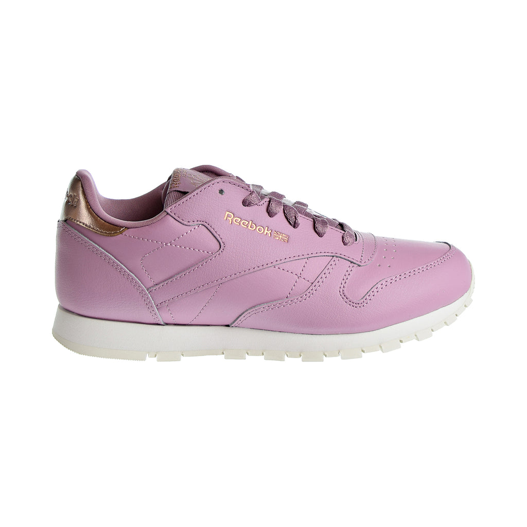 Reebok Classic Leather Big Kids' Shoes Infused Lilac/Chalk