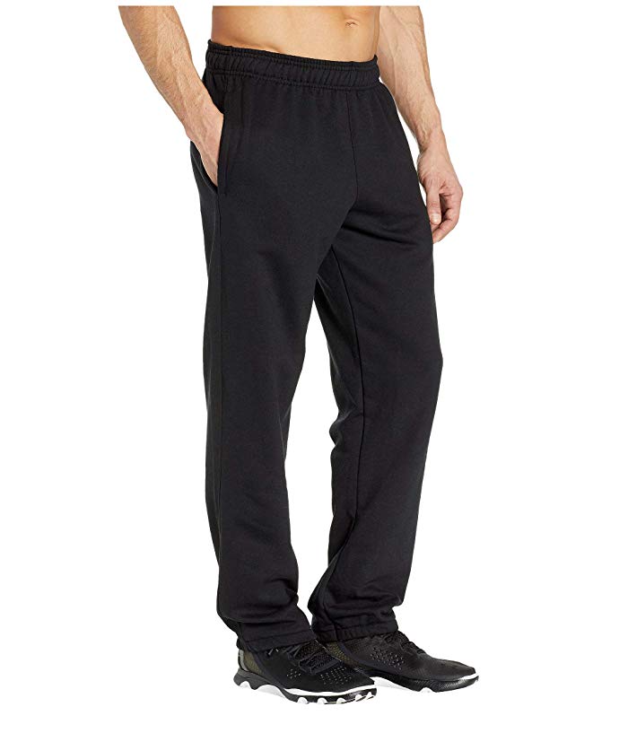 Champion Men's Powerblend Fleece Relaxed Bottom Pants Black