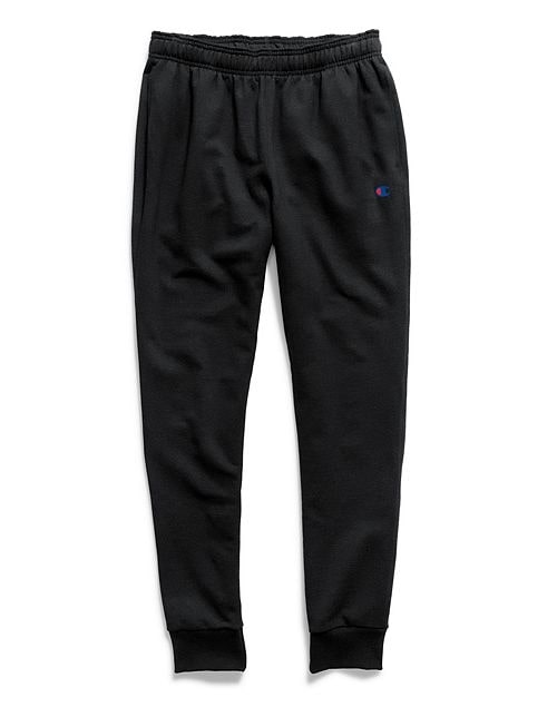Champion Men's Powerblend Sweats Retro Jogger Pants Black