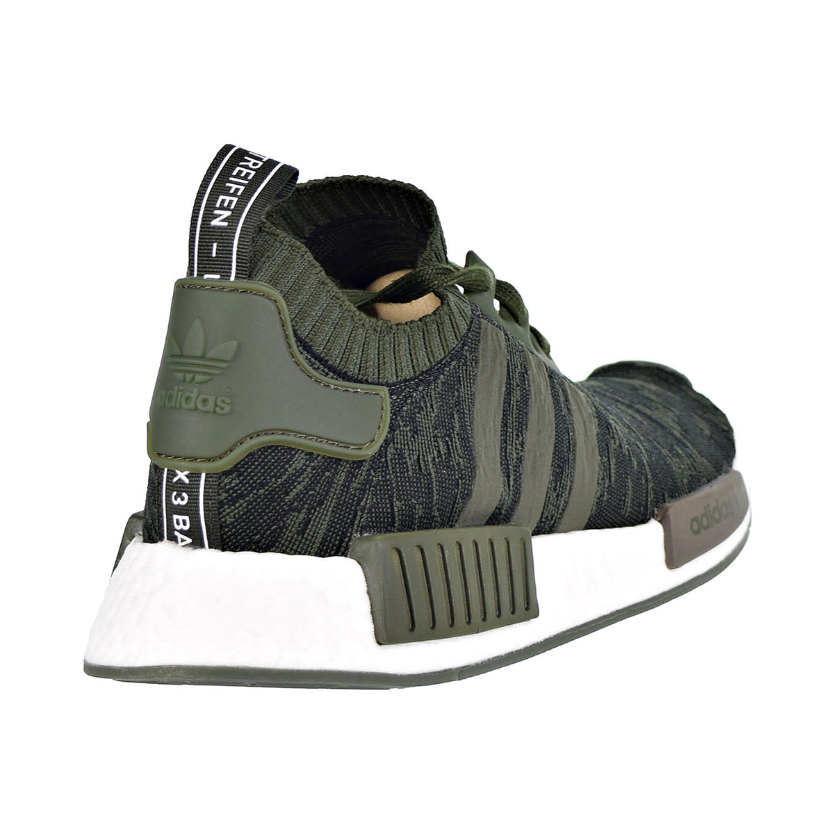 Adidas NMD_R1 Primeknit Men's Shoes Night Cargo/Hi-Res Green