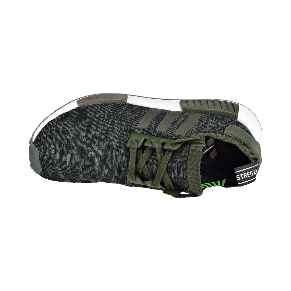 Adidas NMD_R1 Primeknit Men's Shoes Night Cargo/Hi-Res Green