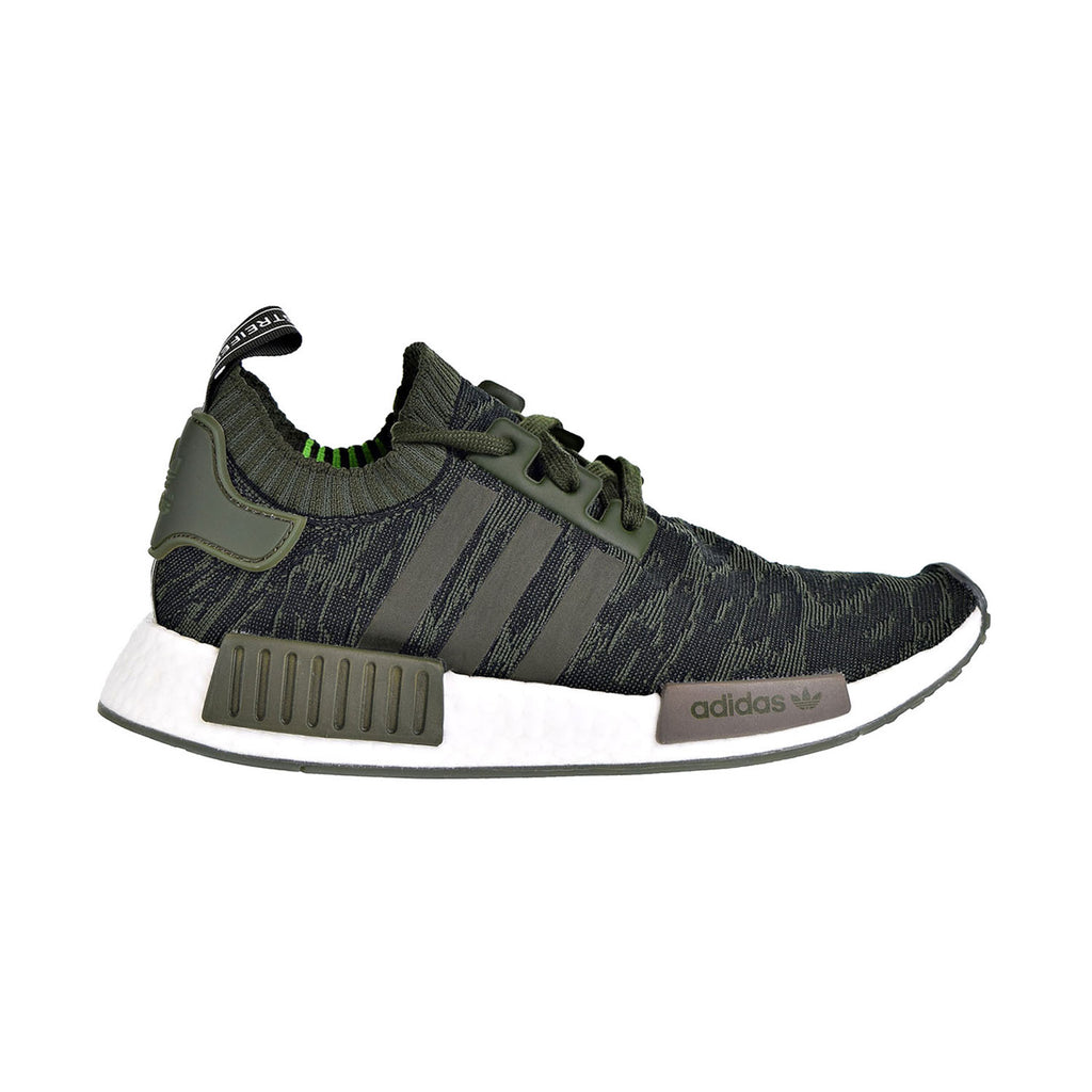 Adidas NMD_R1 Primeknit Men's Shoes Night Cargo/Hi-Res Green