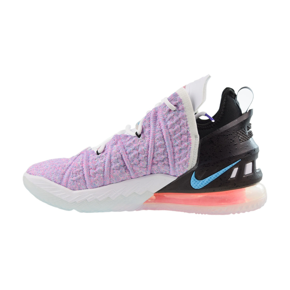 Nike Lebron XVIII 18 Men's Shoes Graffiti Black-Chlorine Blue 