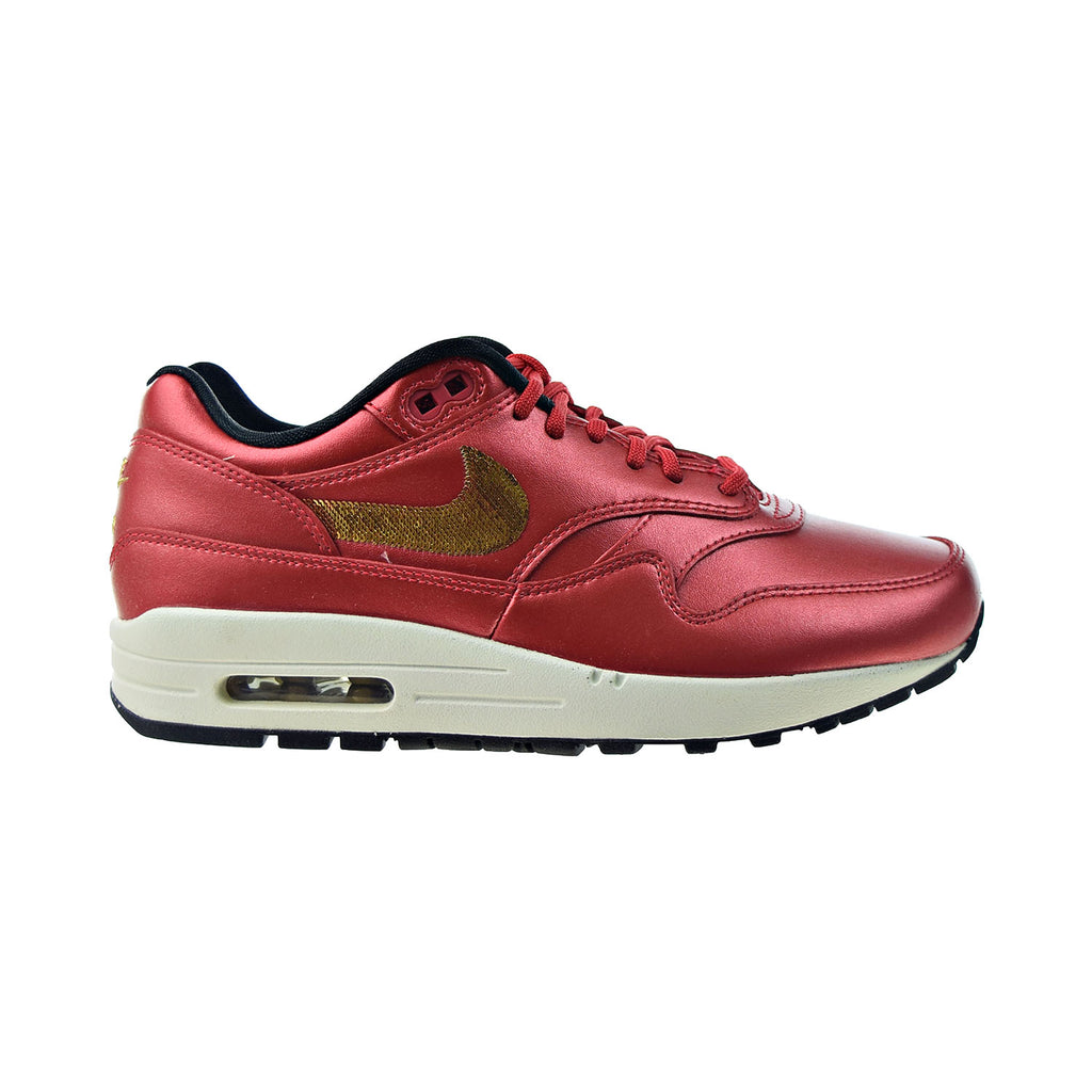 Nike Air Max 1 Women's Shoes University Red-Metallic Gold