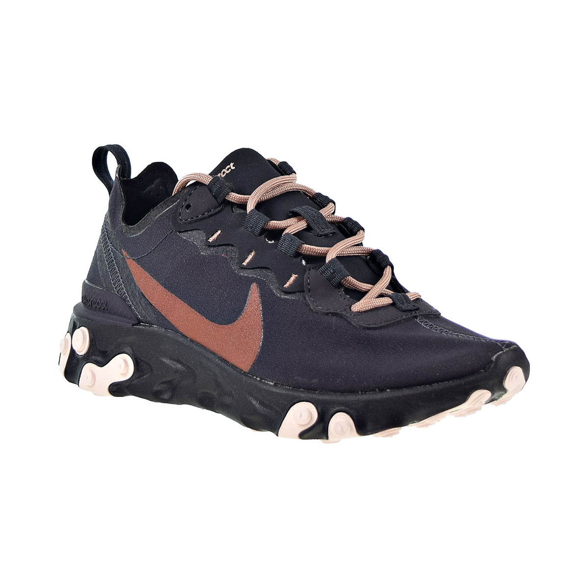 Nike React Element 55 Women's Shoes Oil Grey-Echo Pink